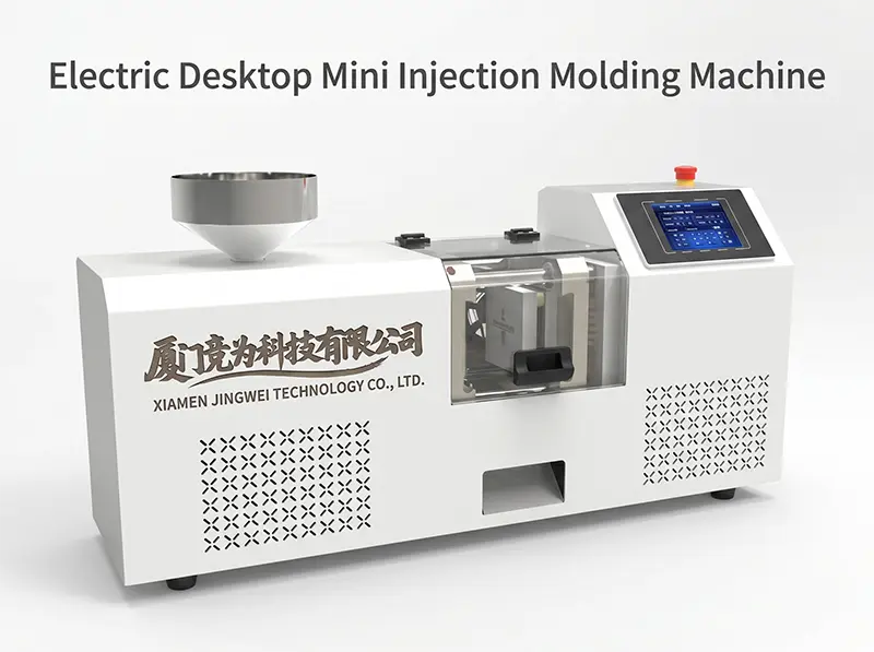 Elektryczna mini wtryskarka stołowa JW-01 | Mikroformowanie tworzyw sztucznych