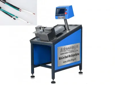 Automatyczna wielordzeniowa maszyna do cięcia i obierania drutu WPM-25-290
