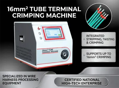 Półautomatyczna maszyna do zaciskania taśm drutowych WPM-5-40