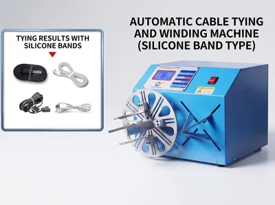 Automatyczna maszyna do nawijania i wiązania kabli USB/audio/słuchawkowych WPM-K289