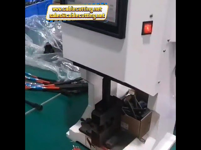 servo OTP hexagonal free mold change terminal machine Intelligent touch screen terminal crimping mac
