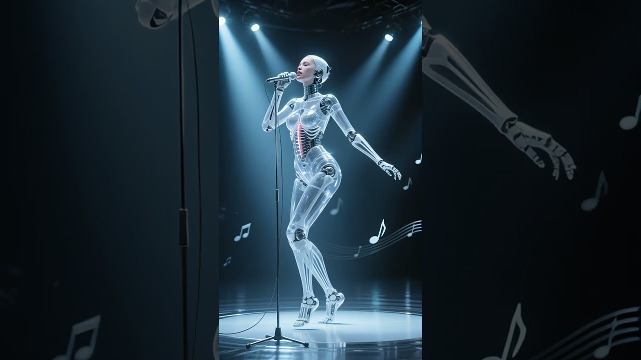 Pięknie zaprojektowane roboty śpiewają – niesamowity występ! #roboty