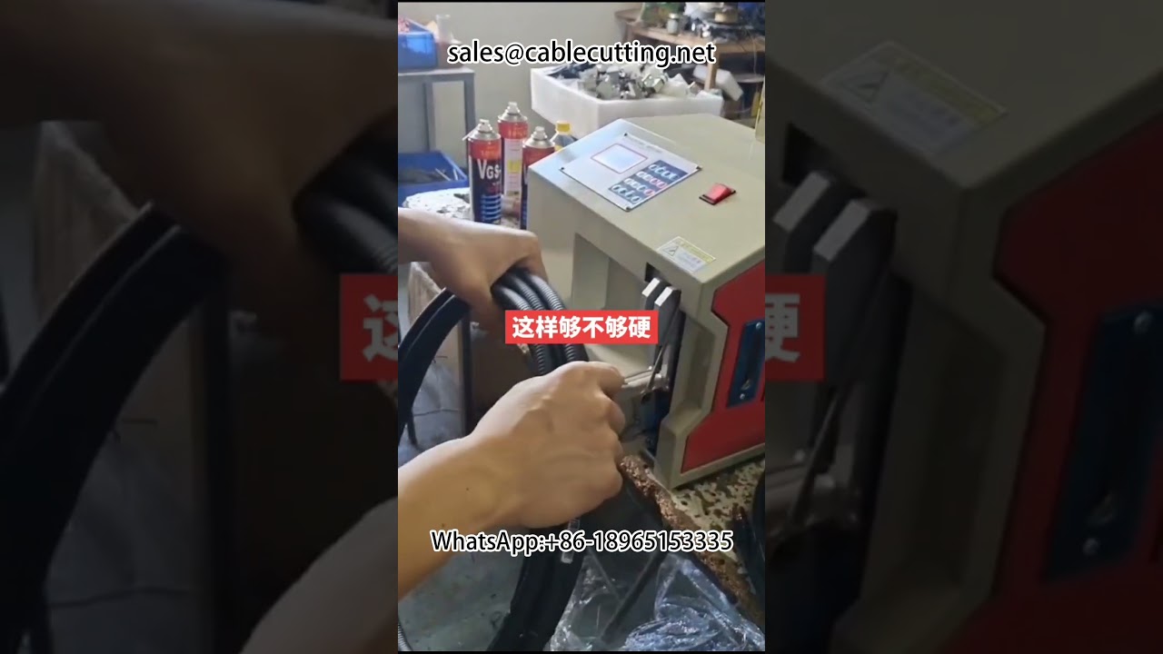 Automatyczne wiązanie wiązek przewodów – maszyna do wiązania kabli | #WiązkaPrzewodów #WiązanieKabli