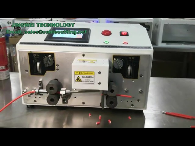 W pełni automatyczna maszyna do cięcia i zdejmowania izolacji z przewodów komputerowych 0-1-2-5mm²