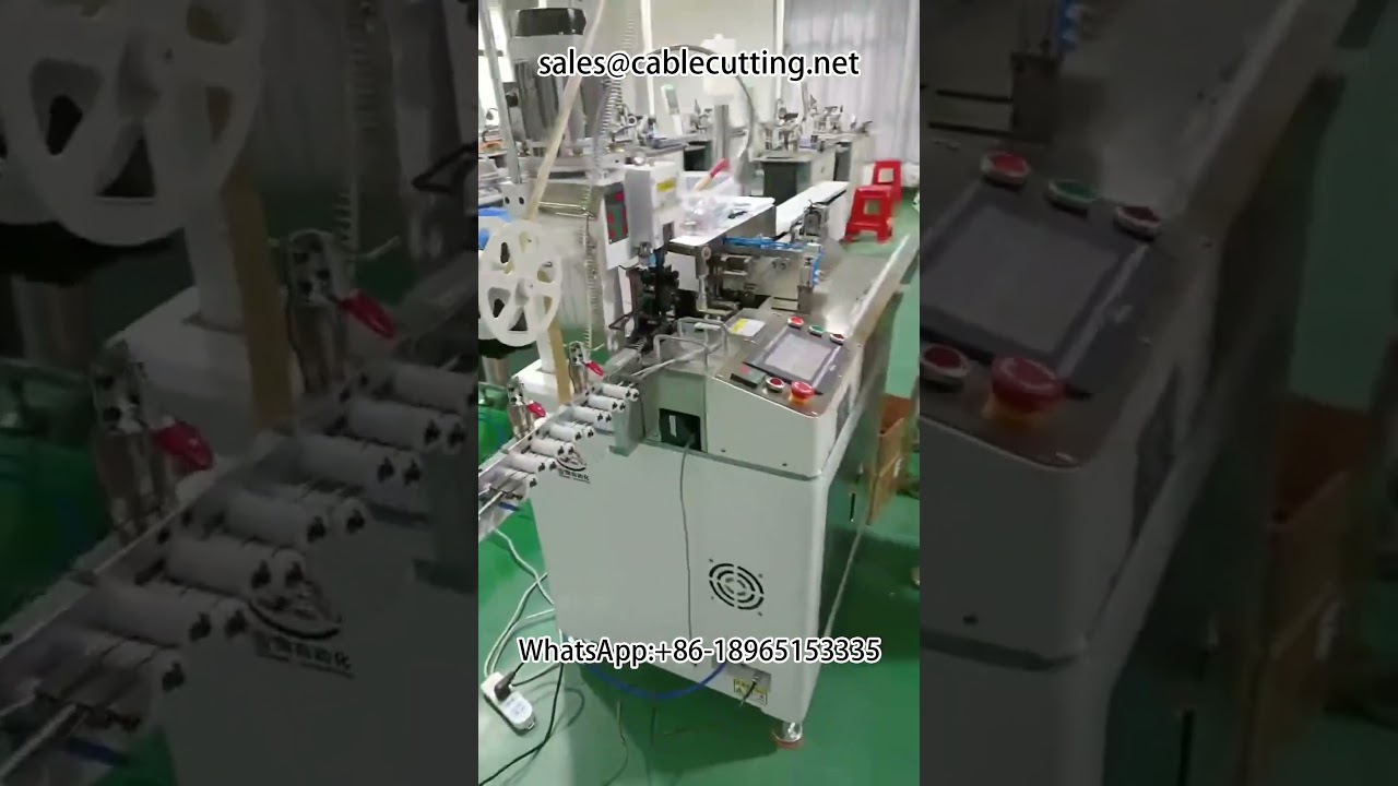 Automatyczne urządzenie do terminalowania i skręcania wiązek kabli – precyzyjne zdejmowanie izolacji i zaciskanie