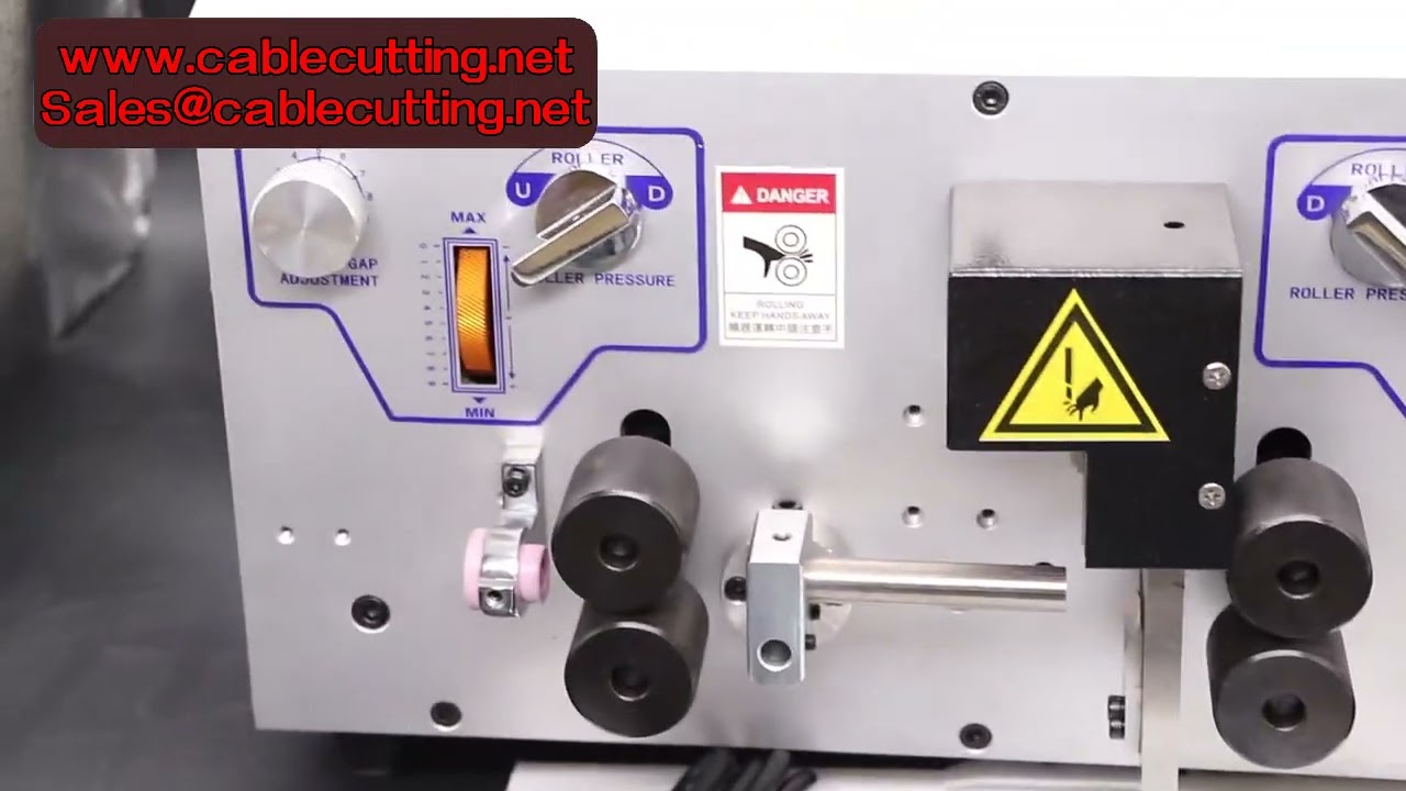Automatyczna maszyna do zdejmowania izolacji i cięcia kabli 0,2–25mm² 220V
