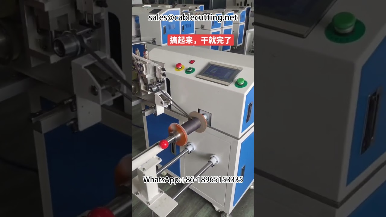 Maszyna do liczenia metrów, cięcia i nawijania kabli i drutów – wszystko w jednym