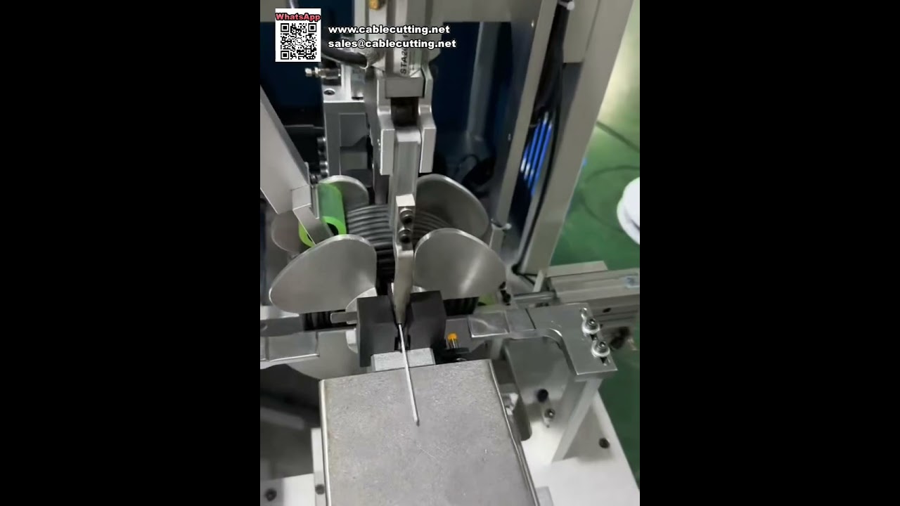 W pełni automatyczne urządzenie do cięcia, nawijania i wiązania taśm kablowych z licznikiem metrów