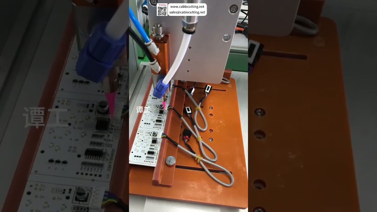 Automatyczna maszyna do dozowania silikonu na płytki drukowane  System automatyki fabrycznej  Szybkie ustawienie