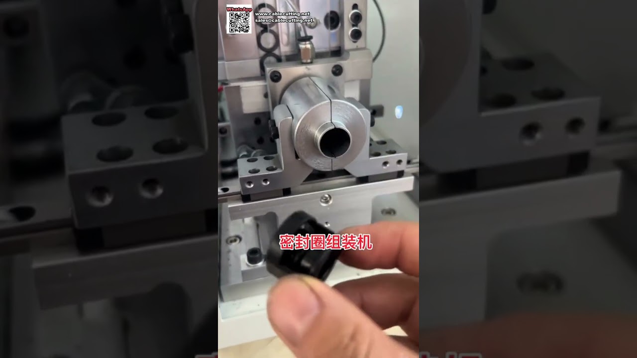 Zautomatyzowana maszyna do montażu O-ringów oraz urządzenia procesu produkcyjnego