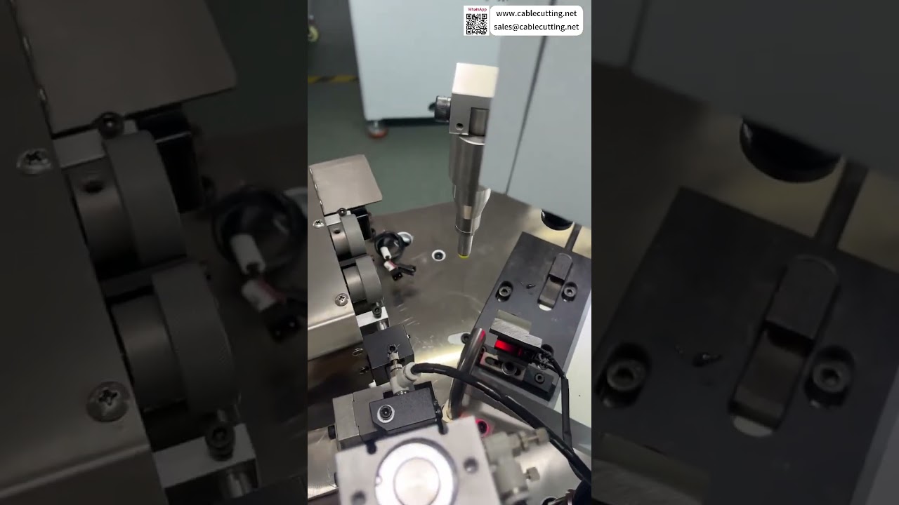 W pełni automatyczna dwugłowicowa maszyna końcowa, testowanie, ustawianie, system produkcyjny, wyposażenie
