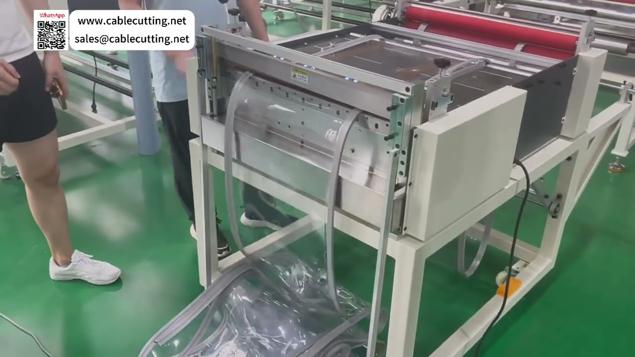 Automatyczna przecinarka arkuszy do zasłon magnetycznych – obsługa, ustawienia, automatyczna produkcja