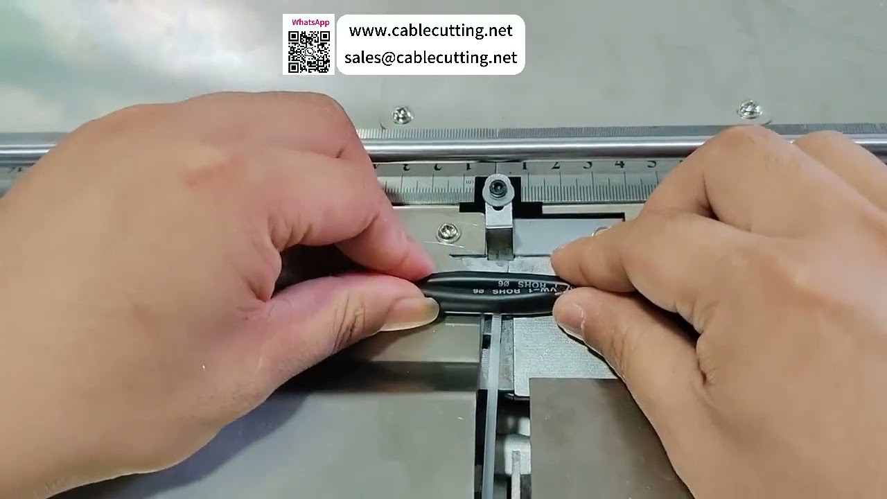 Automatyczna maszyna do opasek nylonowych — opaski o długości 100mm