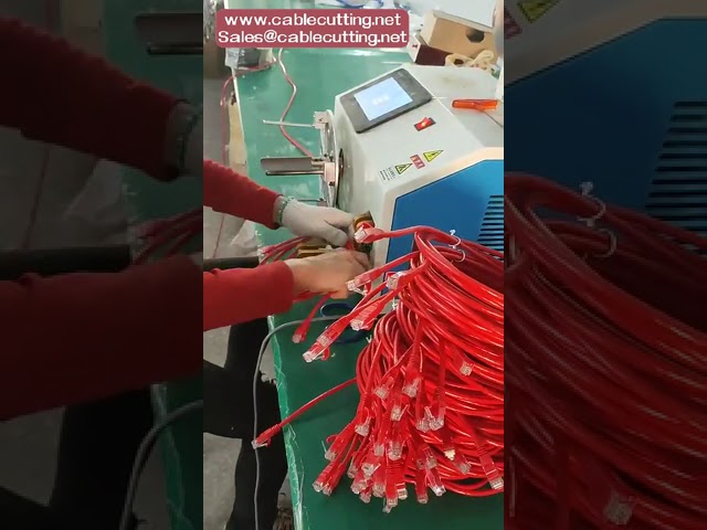 Maszyna do nawijania i wiązania kabli z ekranem dotykowym – zwoje okrągłe i w kształcie ósemki