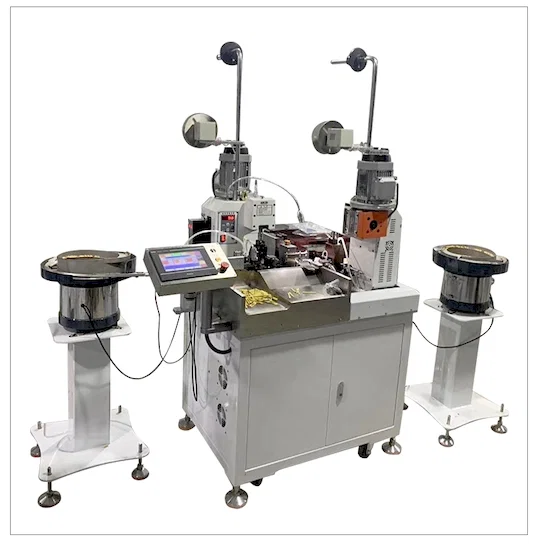 Auto Podwójny-Head Vibrating Crimp Maszyna